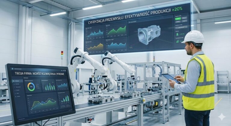 Cyfryzacja przemysłu już dziś wpływa na efektywność produkcji. Zobacz, jak wykorzystać ją w swojej firmie!