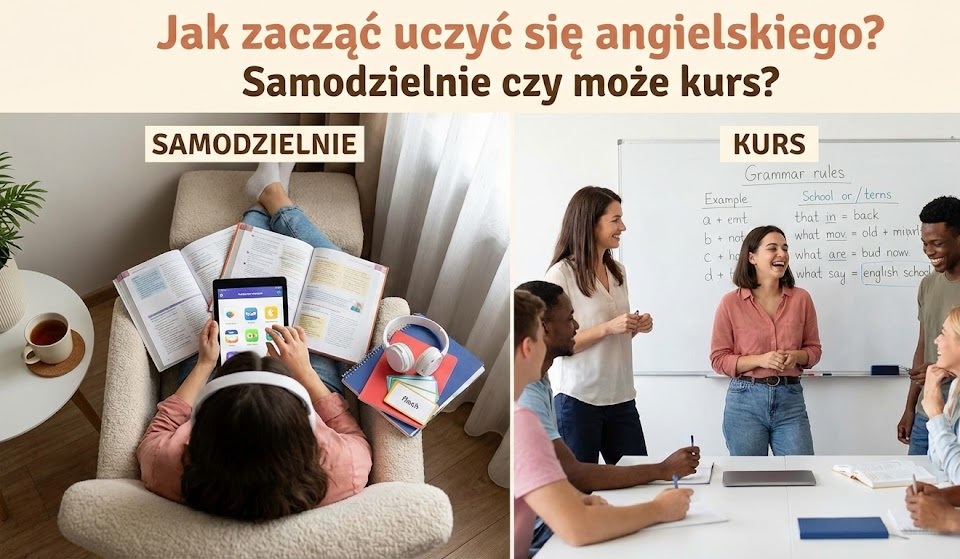 Jak zacząć uczyć się angielskiego? Samodzielnie czy może kurs?
